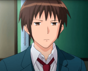Kyon (Haruhi Suzumiya) AI voice text to speech and AI music cover generator
